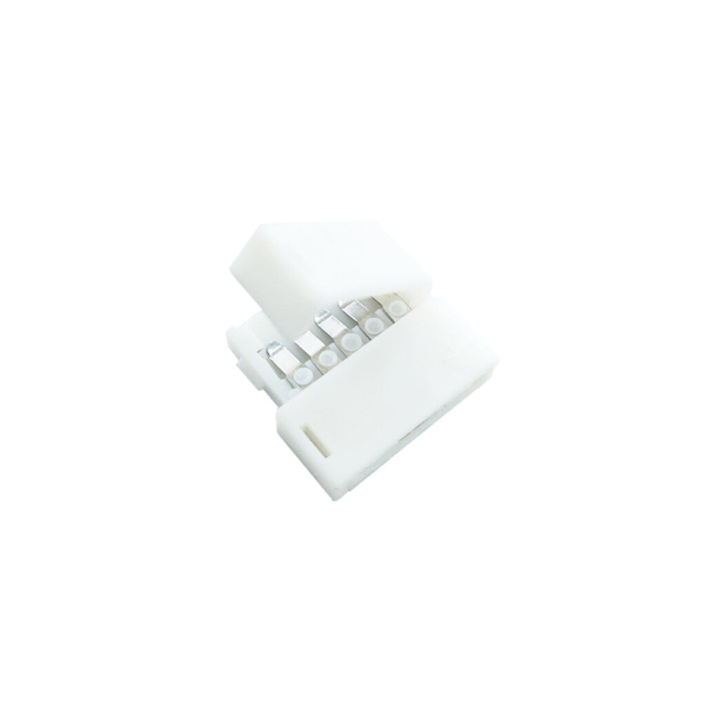 Conector p/cinta RGBW LED, interior, 5 pines, 12mm - IX1676