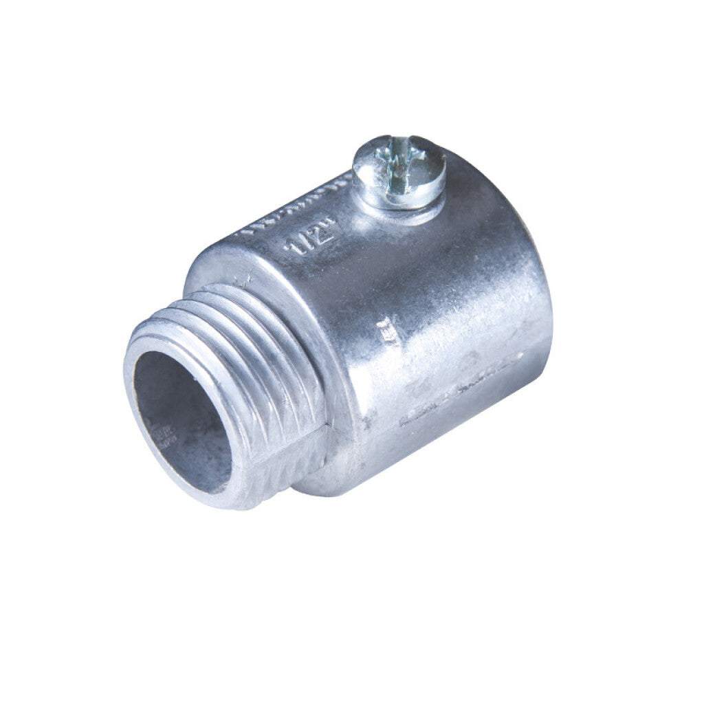 Conector para caja ciega, caño 3/4", rosca 1/2" -TRAMONTINA - TE6604