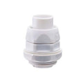 Conector recto IP54 para caño ø32mm gris RAL7035 - GD4032