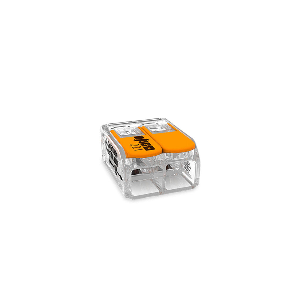 Conector transparente 0,5-6mm² cables 2 entradas - WG5040