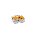 Conector transparente 0,5-6mm² cables 3 entradas - WG5035