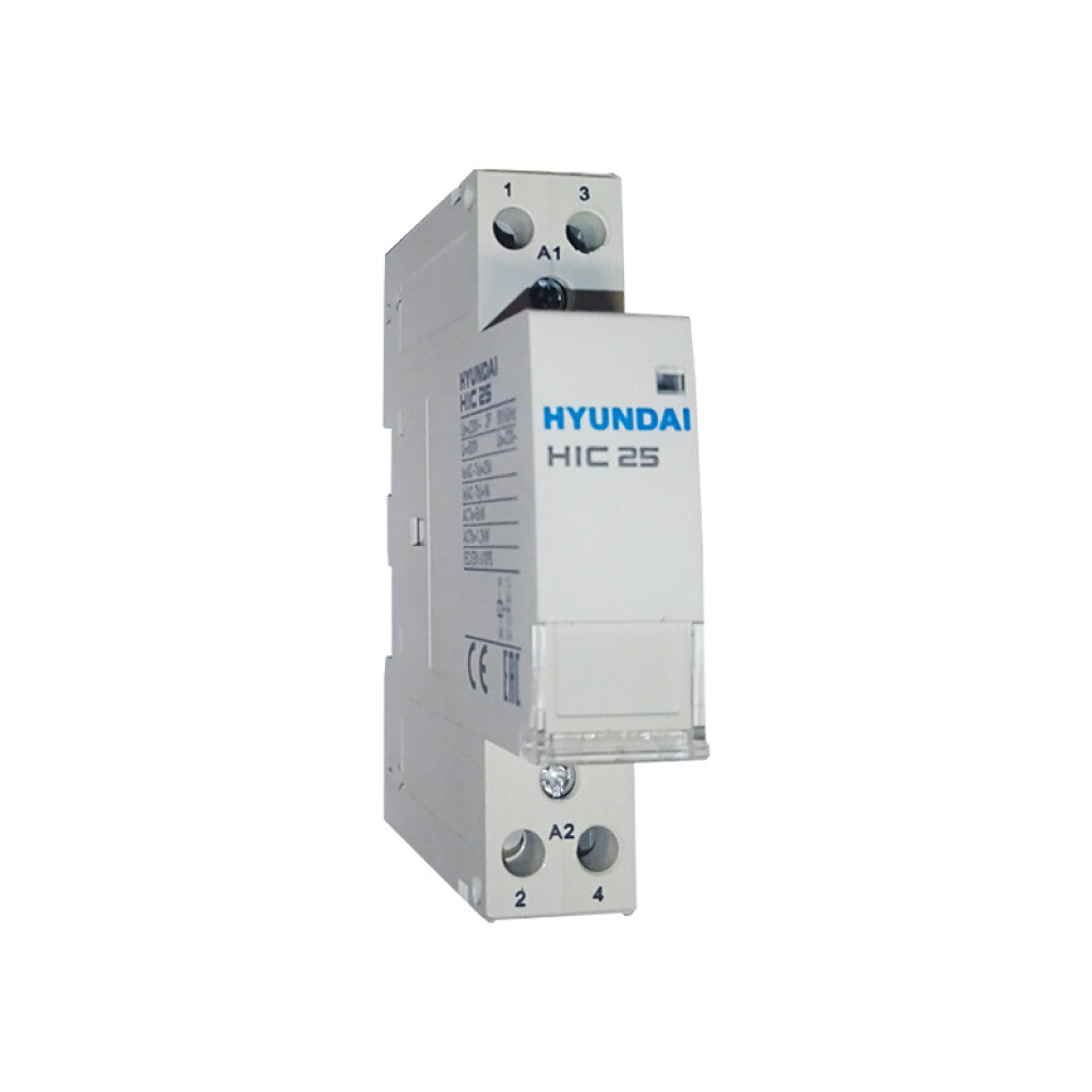 Contactor de riel din, 2P 25A 2NA 230Vac - HY6023