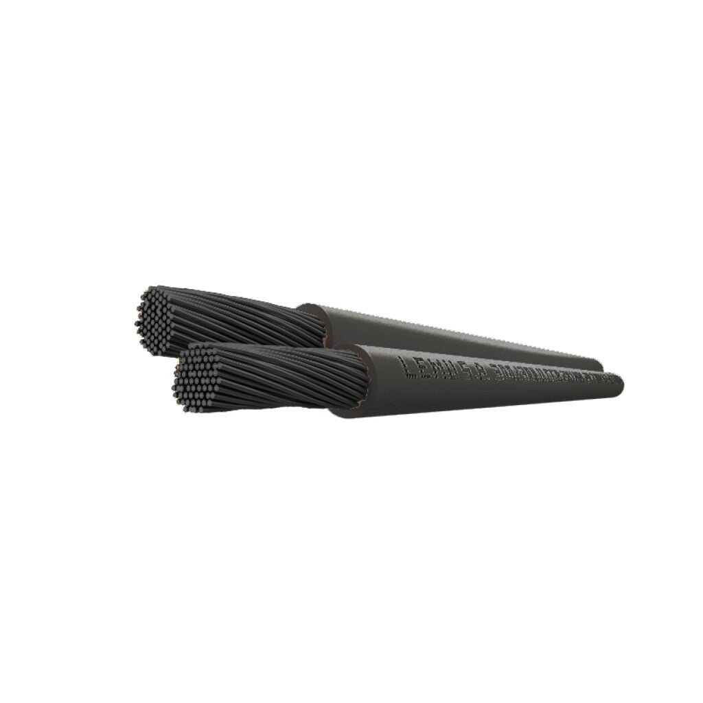 Cordón gemelo CCB 2x2mm negro, bobina 200mt - L95835