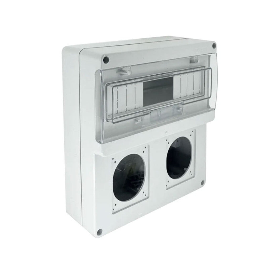 Cuadro din 12 mód p/ 2 tomas IP65 2x16A/32A - CO7312