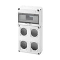 Cuadro din p/10 mód. din, aloja 2x16A + 2x16/32A - GG8003