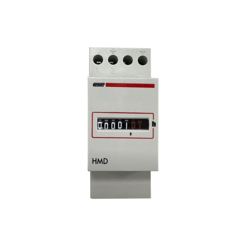 Cuenta horas analógico 230VAC para riel 2módulos - VE1030