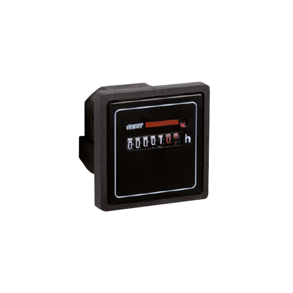 Cuenta horas analógico de 230VAC 55x55mm - VE1025
