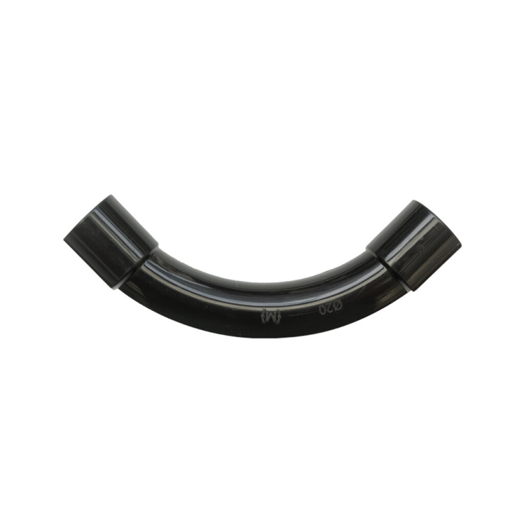 Curva 90° estanco Tubo-Tubo Ø20mm negro Tuboform - C36208