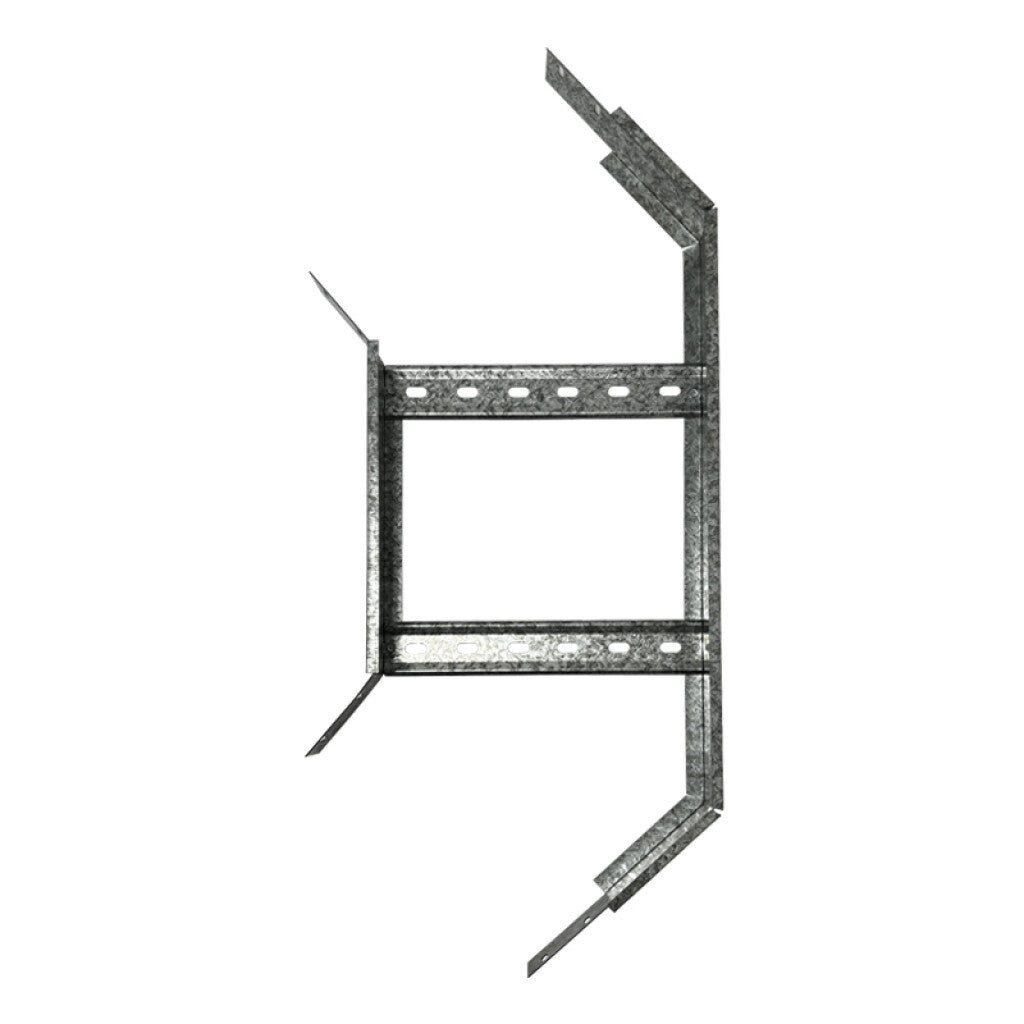 Curva horiz. 45°+45° p/escal. 200x65 Zincgrip Nº18 - X25033