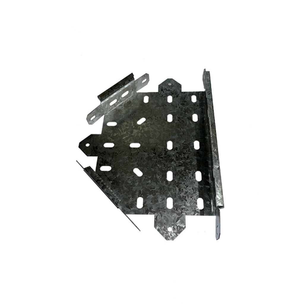 Curva Tee para ducto calado 400 x 65 Zincgrip Nº20 - X00298