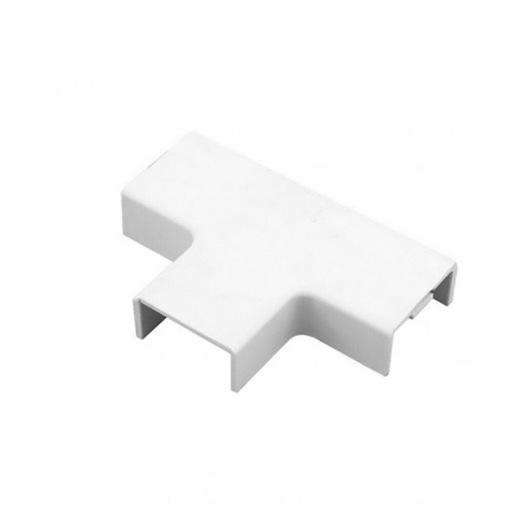 Derivación "T" blanca para ducto 20x10mm - ZO0416