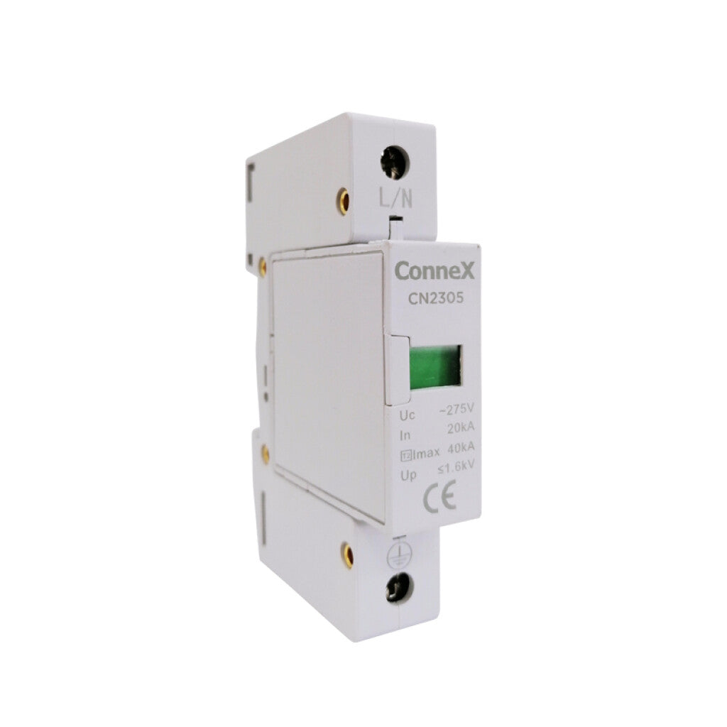 Descargador 1P 20kA Imax: 40kA 220Vac - CN2305