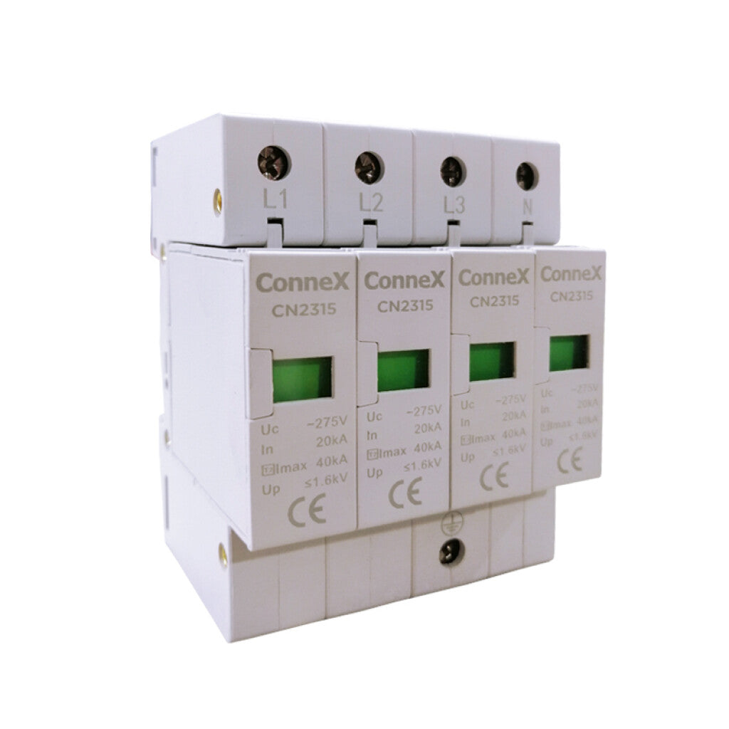 Descargador 4P 20kA Imax: 40kA 220Vac - CN2315