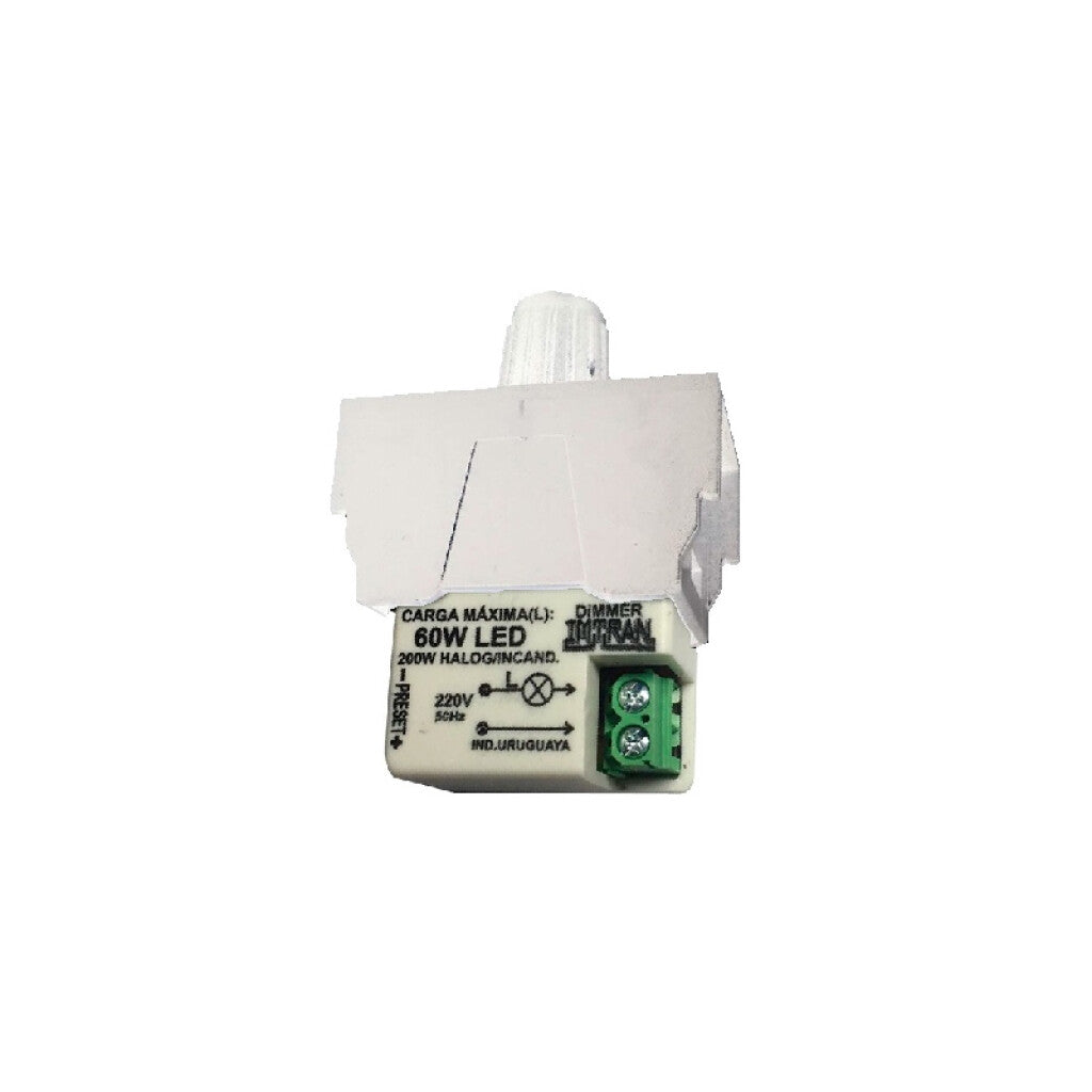 Dimmer para lámparas LED hasta 60W, blanco - LD0470