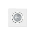 Downlight cuadrado blanco orientable s/zoc 92mm - FA2046