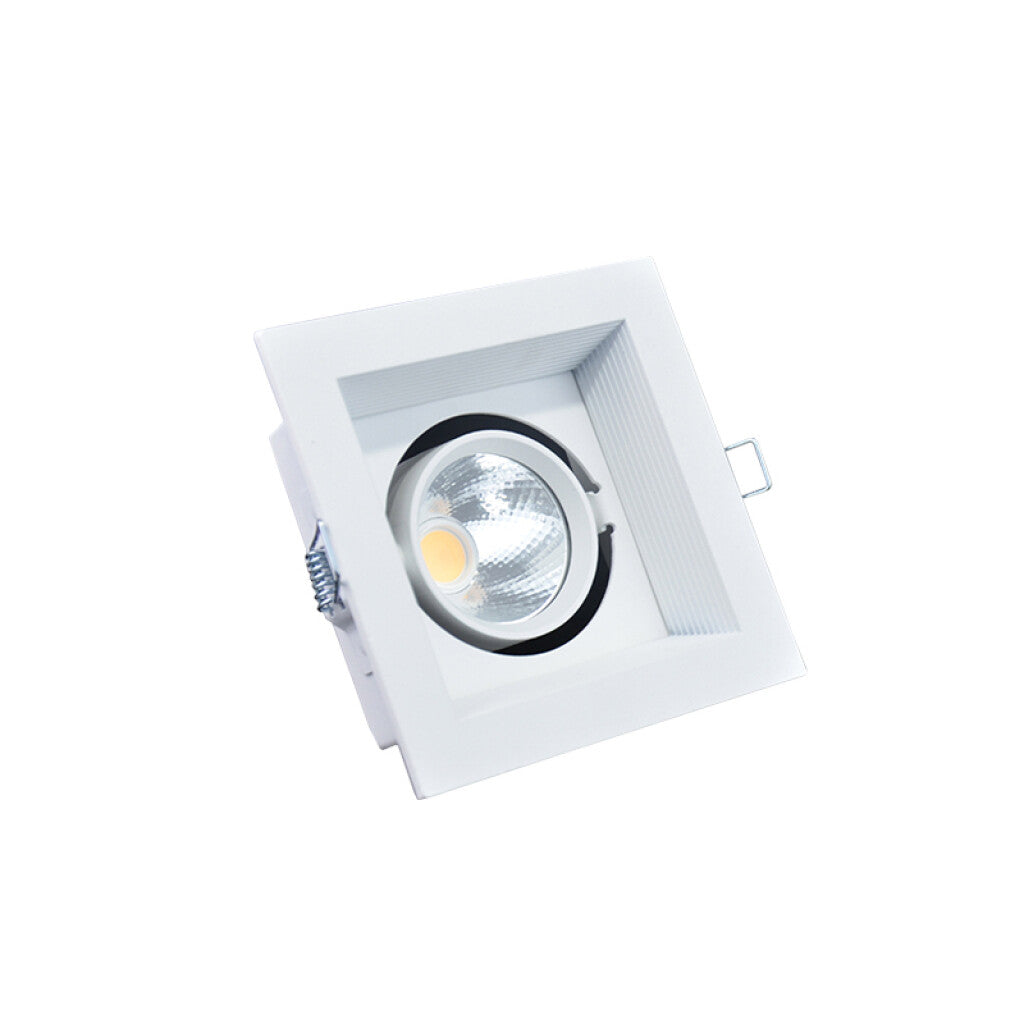 Downlight cuadrado TOSCANA SQUARE blanco 10W 3000K - MN0010