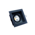 Downlight cuadrado TOSCANA SQUARE negro 10W 3000K - MN0012