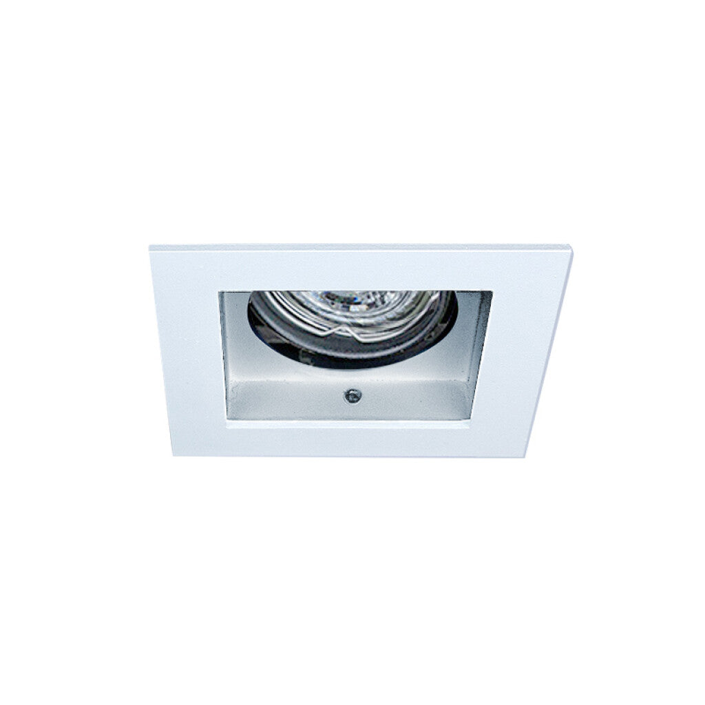 Downlight cuadrado ZARA blanco p/GU10 (no inc.) - MN0014