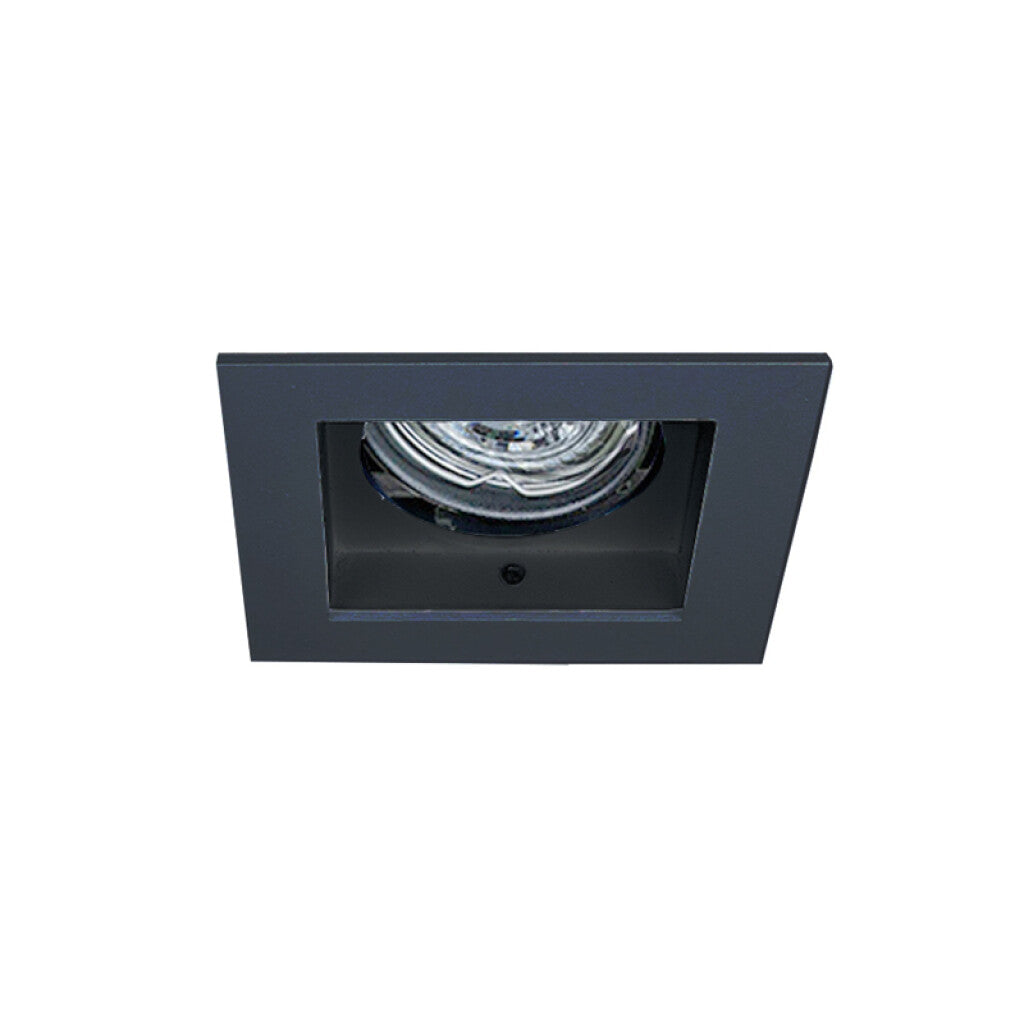 Downlight cuadrado ZARA negro p/GU10 (no inc.) - MN0015