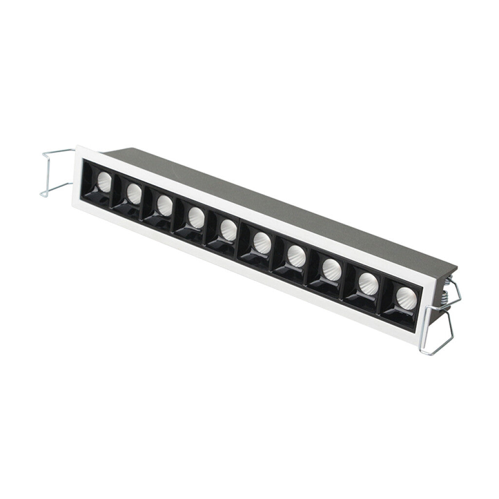 Downlight LED 10 módulo 20W cálida 280x45x49mm - IX4446