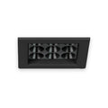 Downlight LED cuadrado ROMA 1 mód. negro 12W 3000K - MN0121