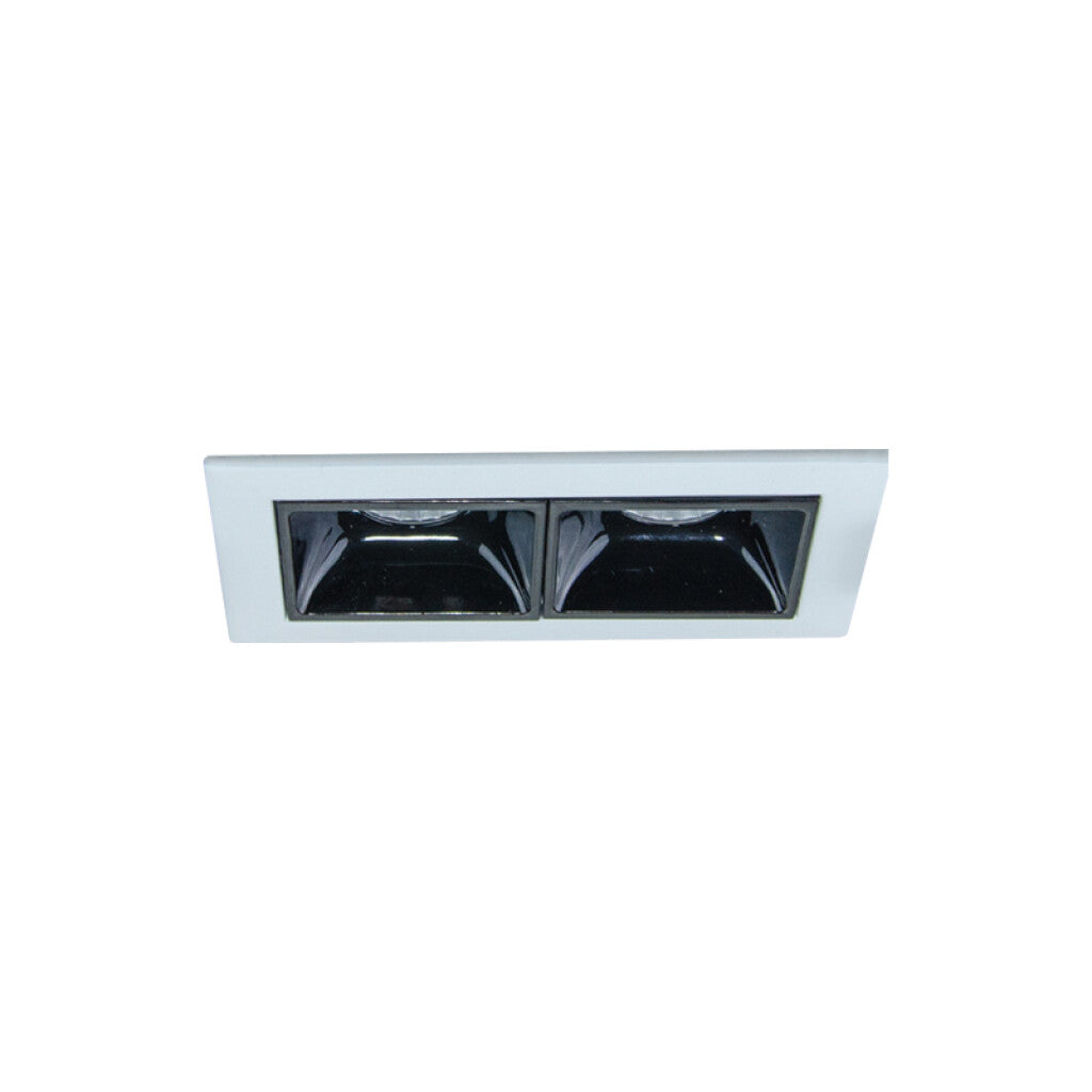 Downlight LONDON 2 mód. negro 40° 2x2,5W 3000K - MN0043