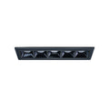 Downlight LONDON 5 módulos negro 40° 5x2,5W 3000K - MN0044