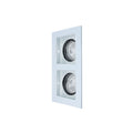 Downlight rectangular ZARA blanco 2xGU10 (no inc.) - MN0016