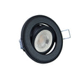 Downlight redondo BIG PLUTON negro GU10 no incl. - MN3006