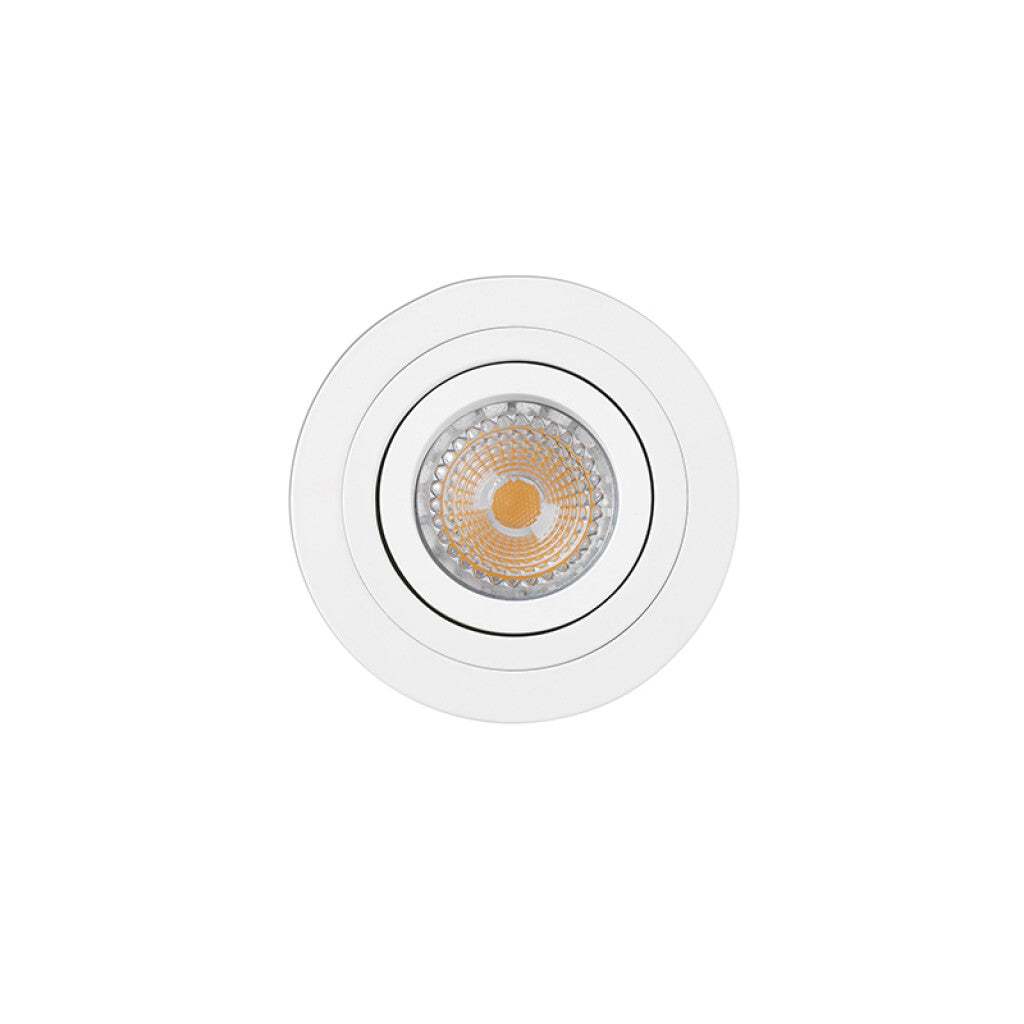 Downlight redondo blanco orientable s/zoc Ø92mm - FA2047X