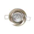 Downlight redondo móvil ø80mm, s/dicroica, níquel - AS0338