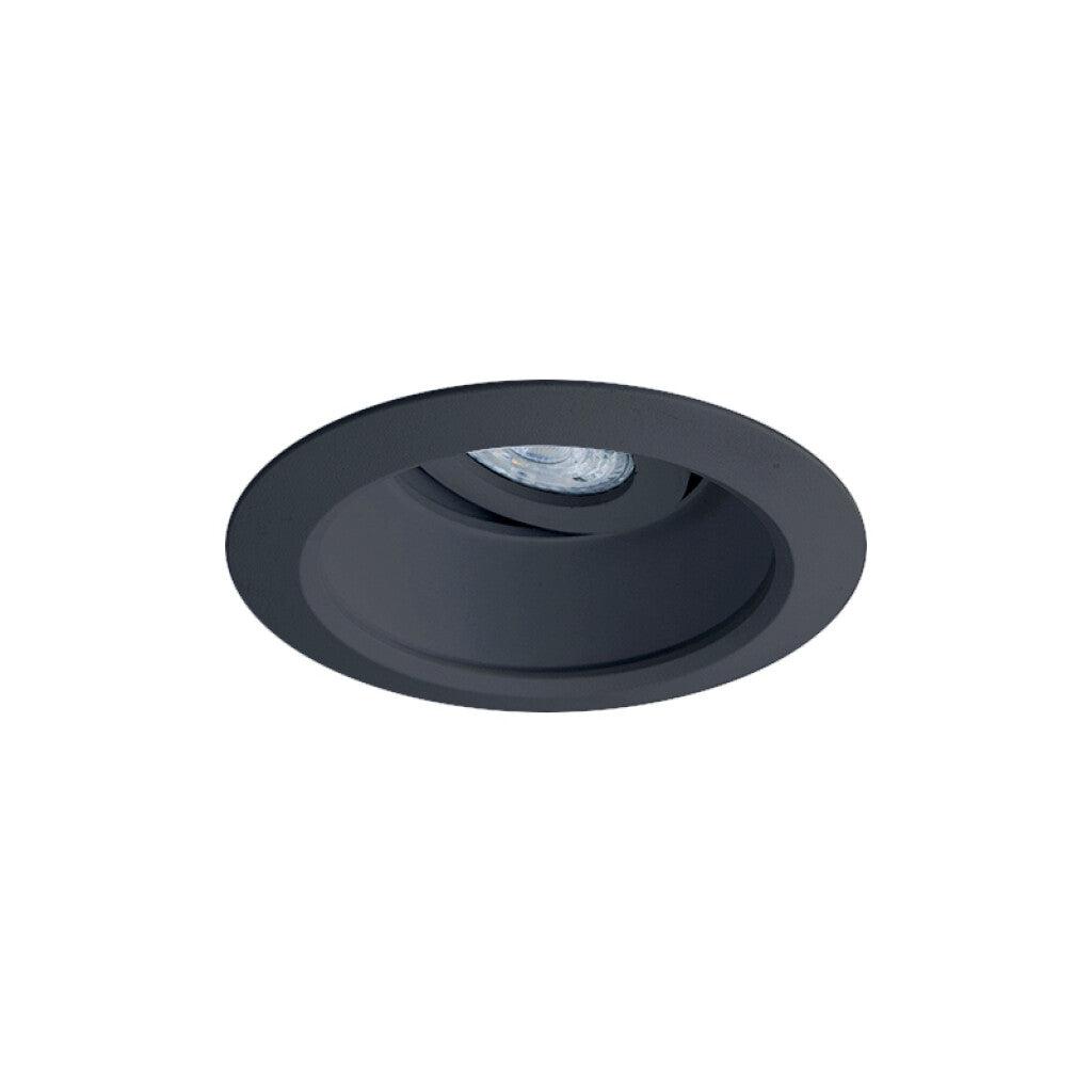 Downlight redondo NERON móvil negro GU10 Ø117mm - MN0090