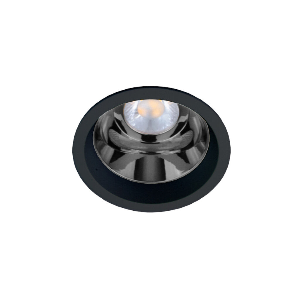 Downlight redondo ROUND 70 negro p/GU10 (no inc.) - MN0029X