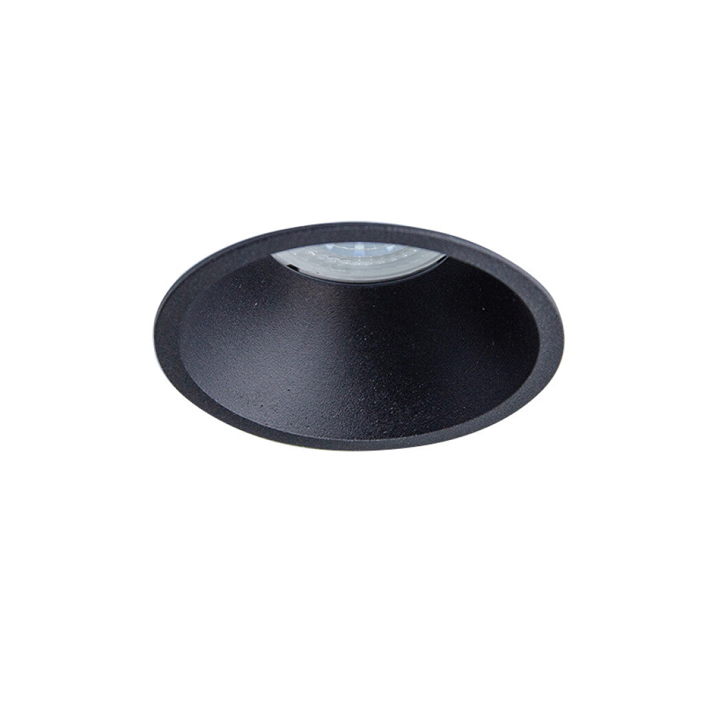 Downlight redondo VERFA IP65 negro p/GU10 no inc. - MN0038