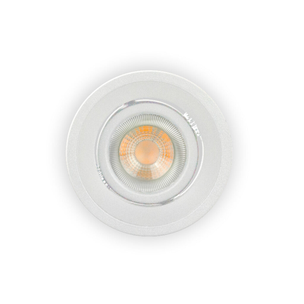 Downlight redondo VERFA móvil blanco GU10 Ø86mm - MN3020