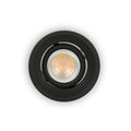 Downlight redondo VERFA móvil negro GU10 Ø86mm - MN3021