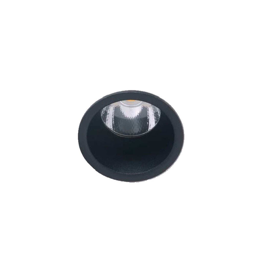 Downlight redondo VERSA negro p/GU10 (no inc.) - MN0000