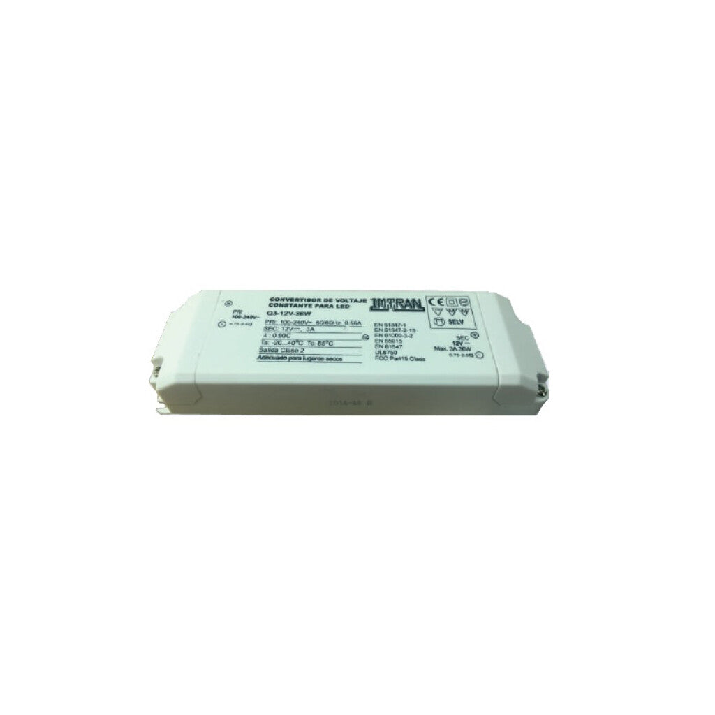 Driver para regleta LED 220-240V salida 12V 50W - LD0432