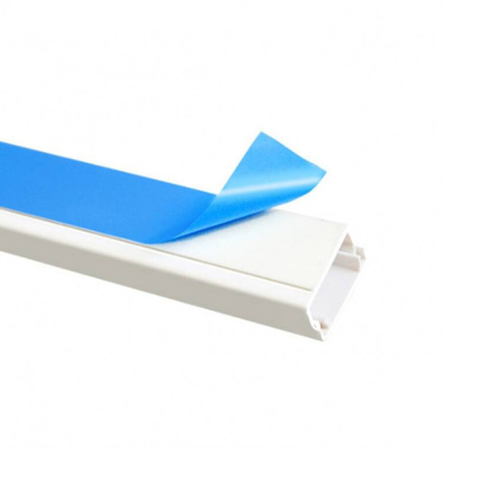 Ducto plástico blanco con adhesivo 30x20mm 2 mts. - TA5025