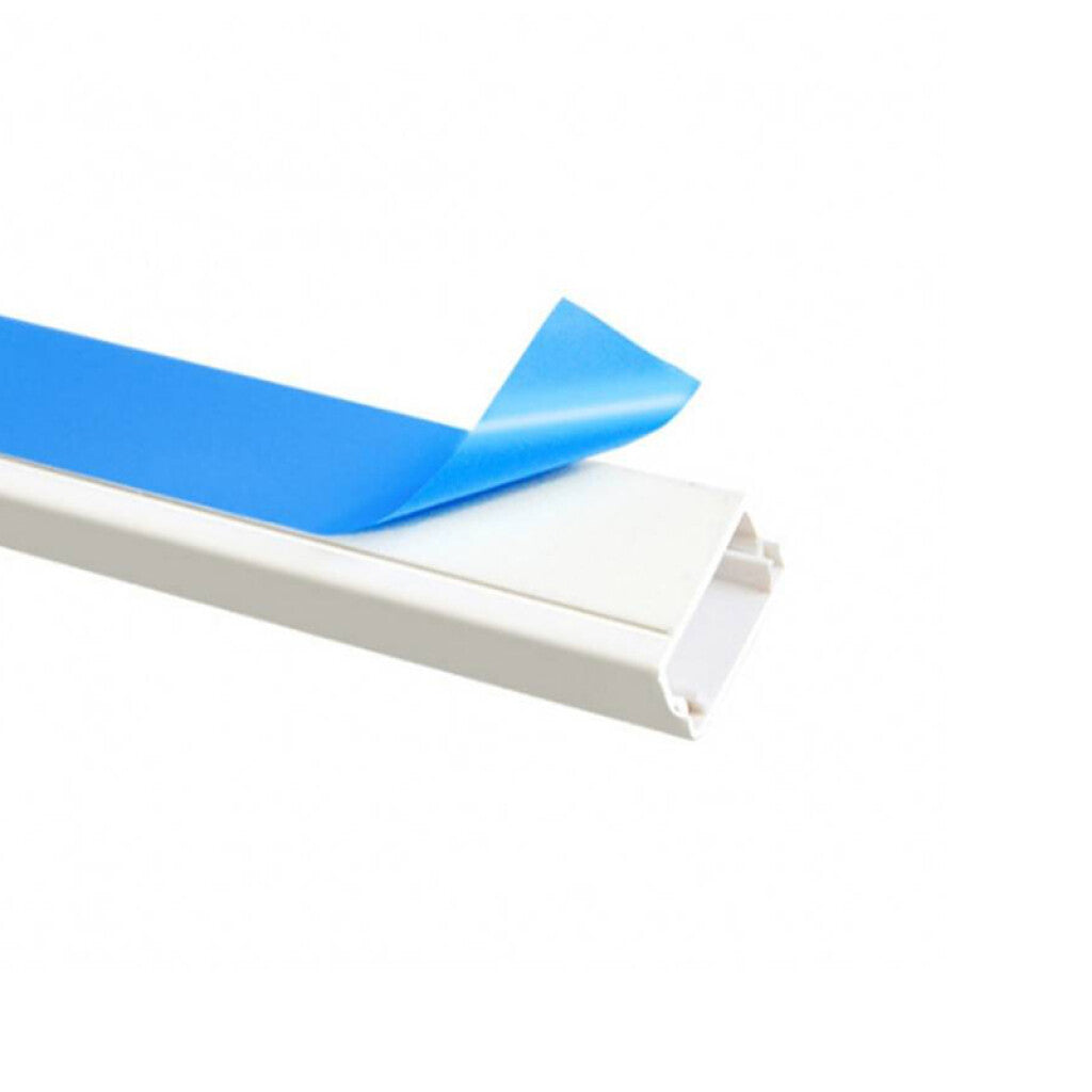 Ducto plástico blanco con adhesivo 40x30mm 2 mts. - TA5029