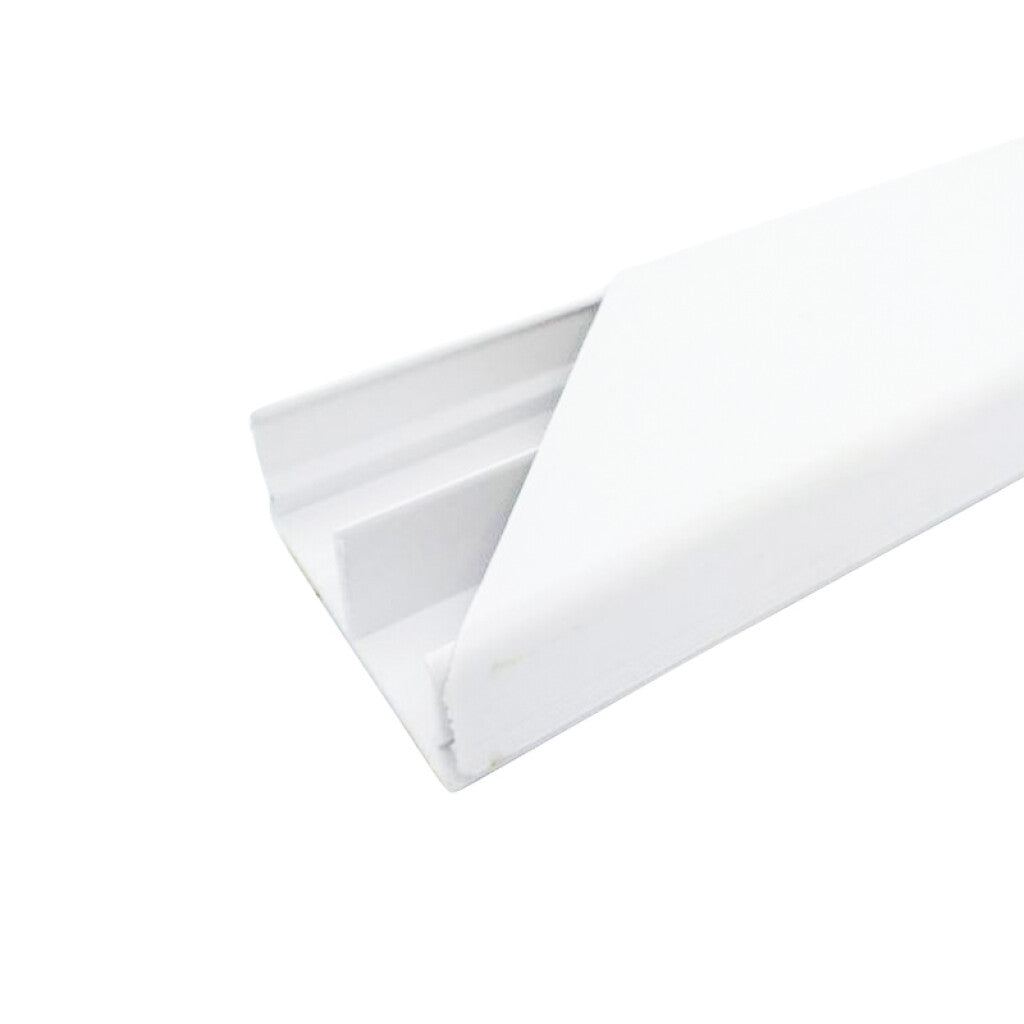 Ducto plástico blanco con separadores 40x16mm 2m - ZO0710