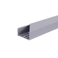 Ducto plástico cerrado gris para tablero 100x60mm - ZO0843