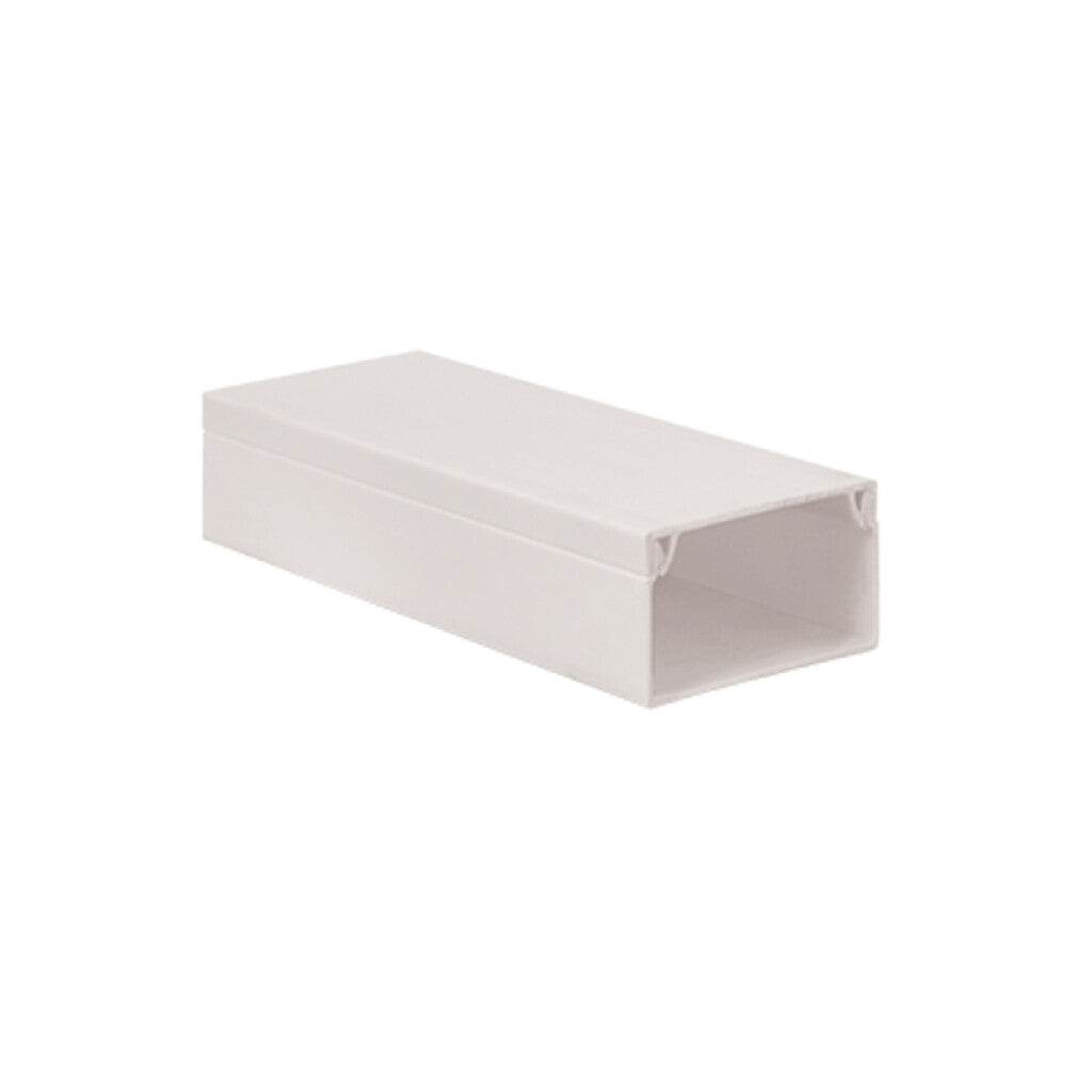 Ducto plástico de pared blanco 60x40mm, 2 metros - C89240