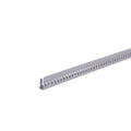 Ducto plástico ranurado gris para tablero 15x30mm - ZO1015