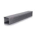 Ducto plástico ranurado gris para tablero 80x80mm - ZO1039X
