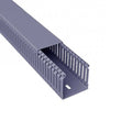 Ducto ranurado gris p/tablero 25x25mm - DX1020