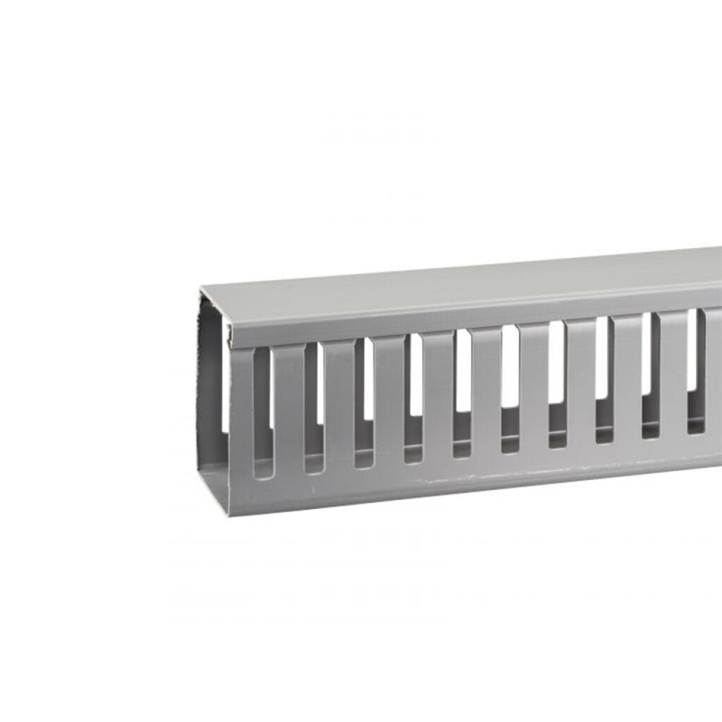 Ducto ranurado gris p/tablero 40x60mm - DX1030