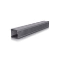 Ducto ranurado gris p/tablero 60x80mm - DX1037