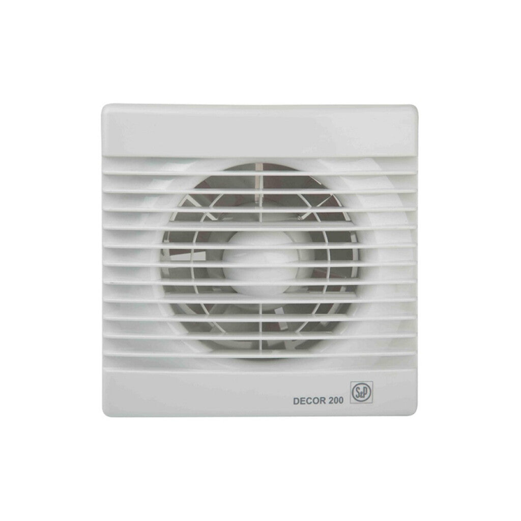 Extractor de aire p/baño mod DECOR 200C extraplano - E38010