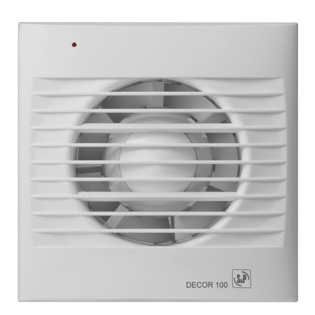 Extractor de aire p/baño y aseo modelo DECOR 100 S - E38002